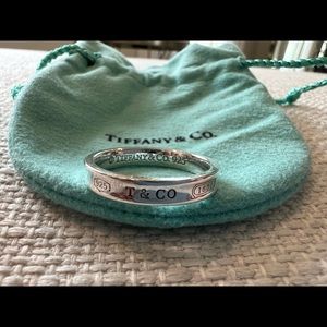 Tiffany & Co. Sterling Silver Ring w/ Pouch